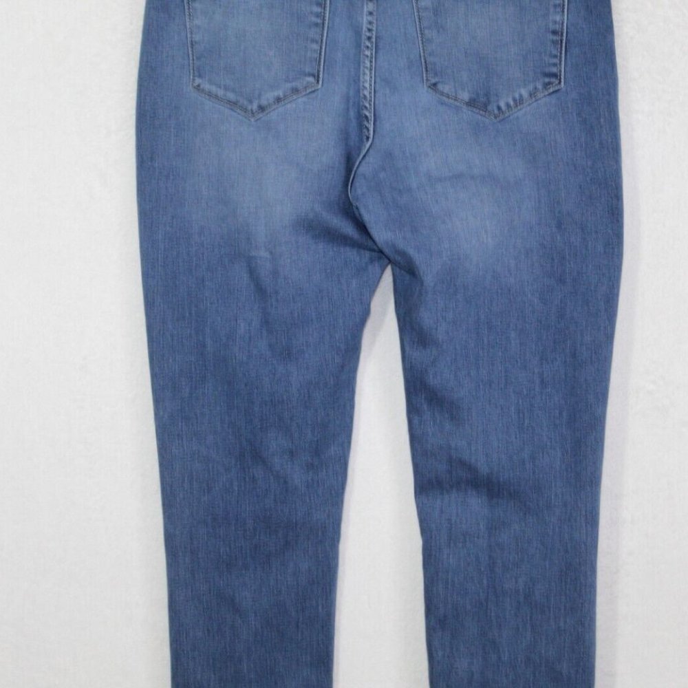 KanCan womens jeans size 11 light wash high rise stretch skinny leg distressed - Picture 9 of 10